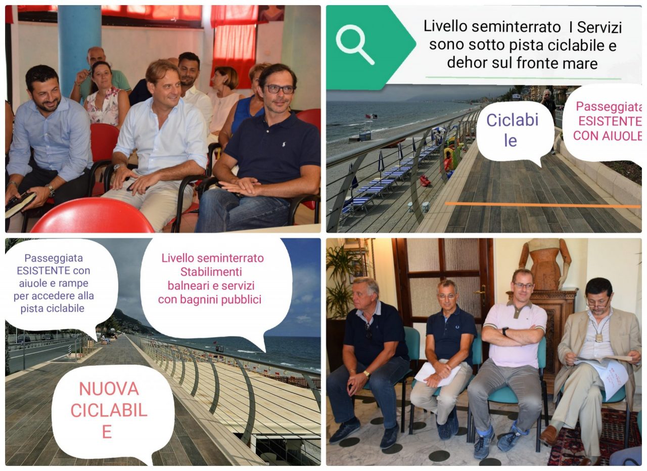 Pista ciclabile nel Ponente: sopralluogo con la Regione