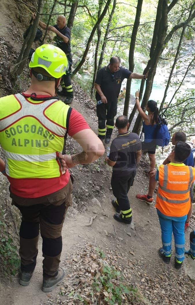 Crisi di panico sullo strapiombo soccorso un 20enne