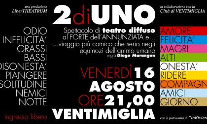 Venerdì al Forte dell'Annunziata in scena "2 di UNO"