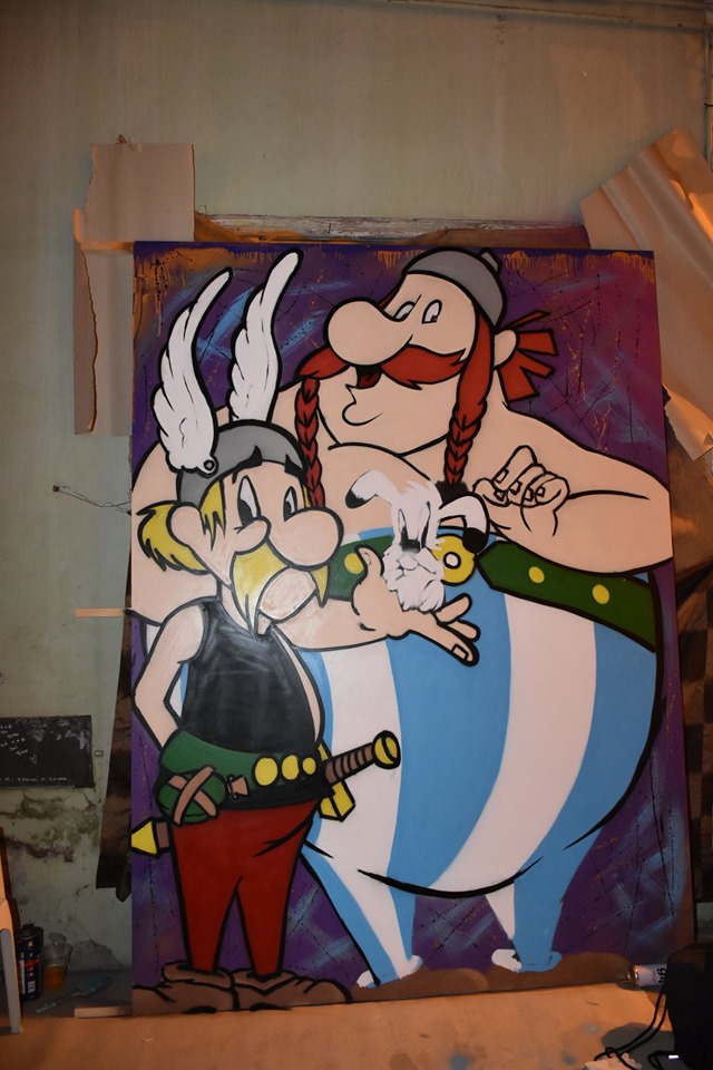Dal tramonto all'alba Ventimiglia agosto 2019 Asterix Obelix
