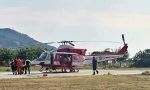 Neonato trasbordato d'urgenza al Gaslini in elicottero. Video