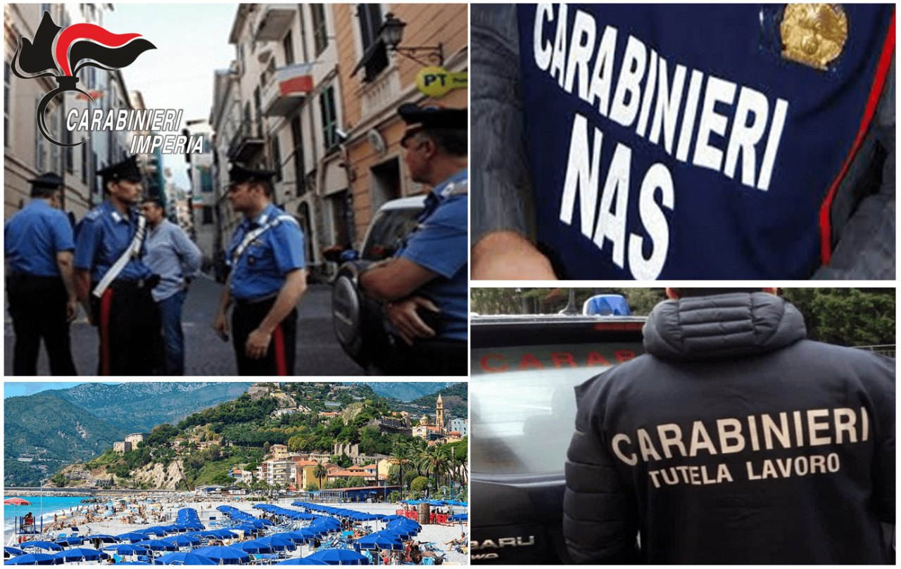 Controlli negli stabilimenti di Ventimiglia, multe di 3mila euro