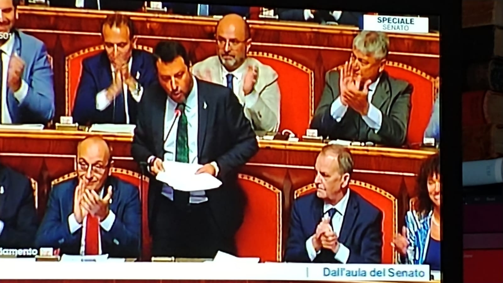 Matteo Salvini dimissioni governo Conte