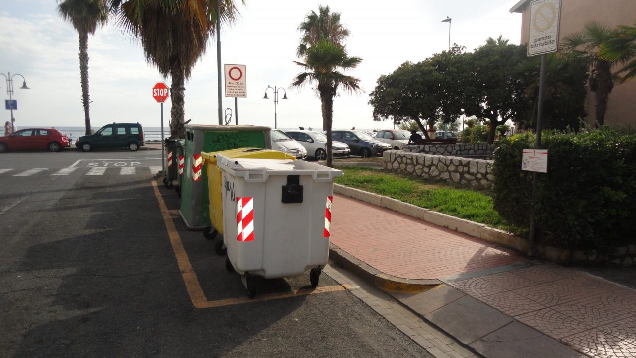Ventimiglia, in arrivo 125 nuovi cassonetti della spazzatura