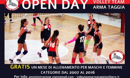 Open day per il Volley Team Arma di Taggia