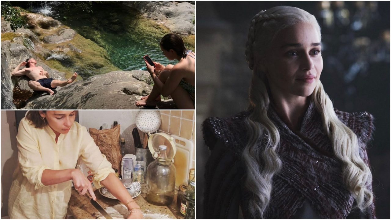 La star del Trono di Spade in vacanza a Pigna