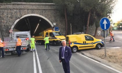 Riaperta dopo 7 mesi di lavori la galleria di corso Francia a Ventimiglia