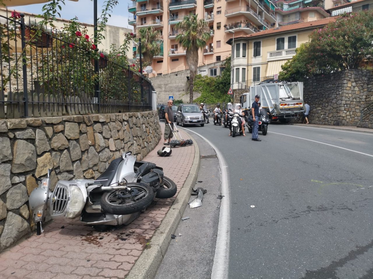 Paura per Dimitri, al Santa Corona dopo lo schianto