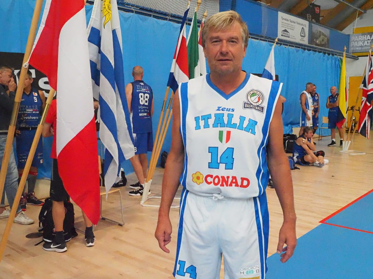 Basket: il sanremese Mauro Bonino campione del mondo con l’Italia over 55