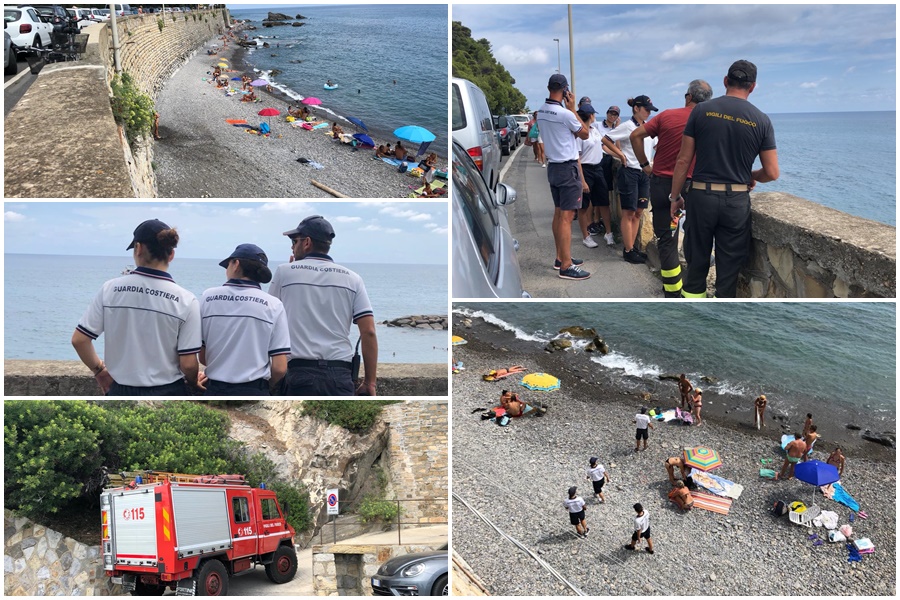 Chiuso un tratto di spiaggia alla Galeazza per caduta calcinacci