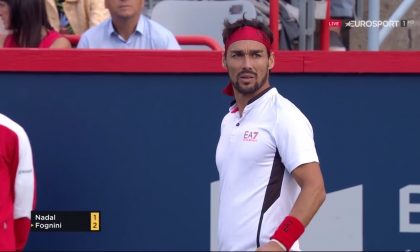 Fabio Fognini domina un set, illude e poi crolla con Nadal a Montreal