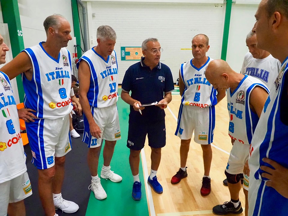 Il sanremese Iceman Bonino in finale con l’Italia Over 55 ai campionati del mondo di basket