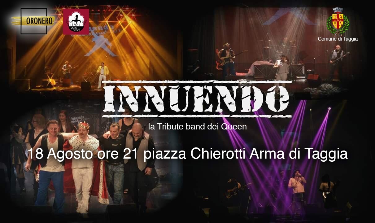 Gli Innuendo domenica ad Arma di Taggia