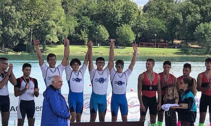 Gi atleti del Colombo sul podio al campionato italiano di canoa