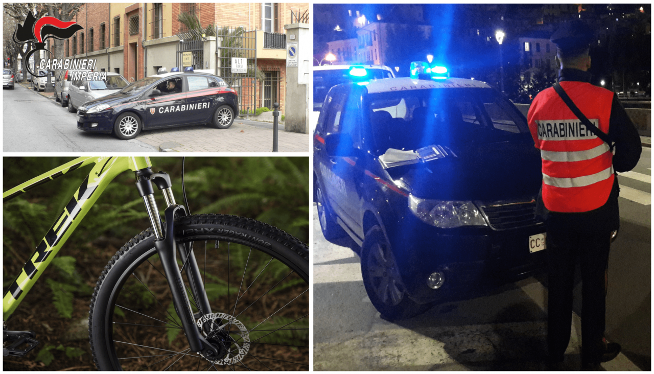 Ladri di biciclette minorenni beccati dai Carabinieri dopo furto di una mountain bike