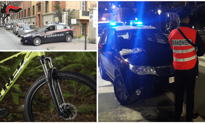 Ladri di biciclette minorenni beccati dai Carabinieri dopo furto di una mountain bike