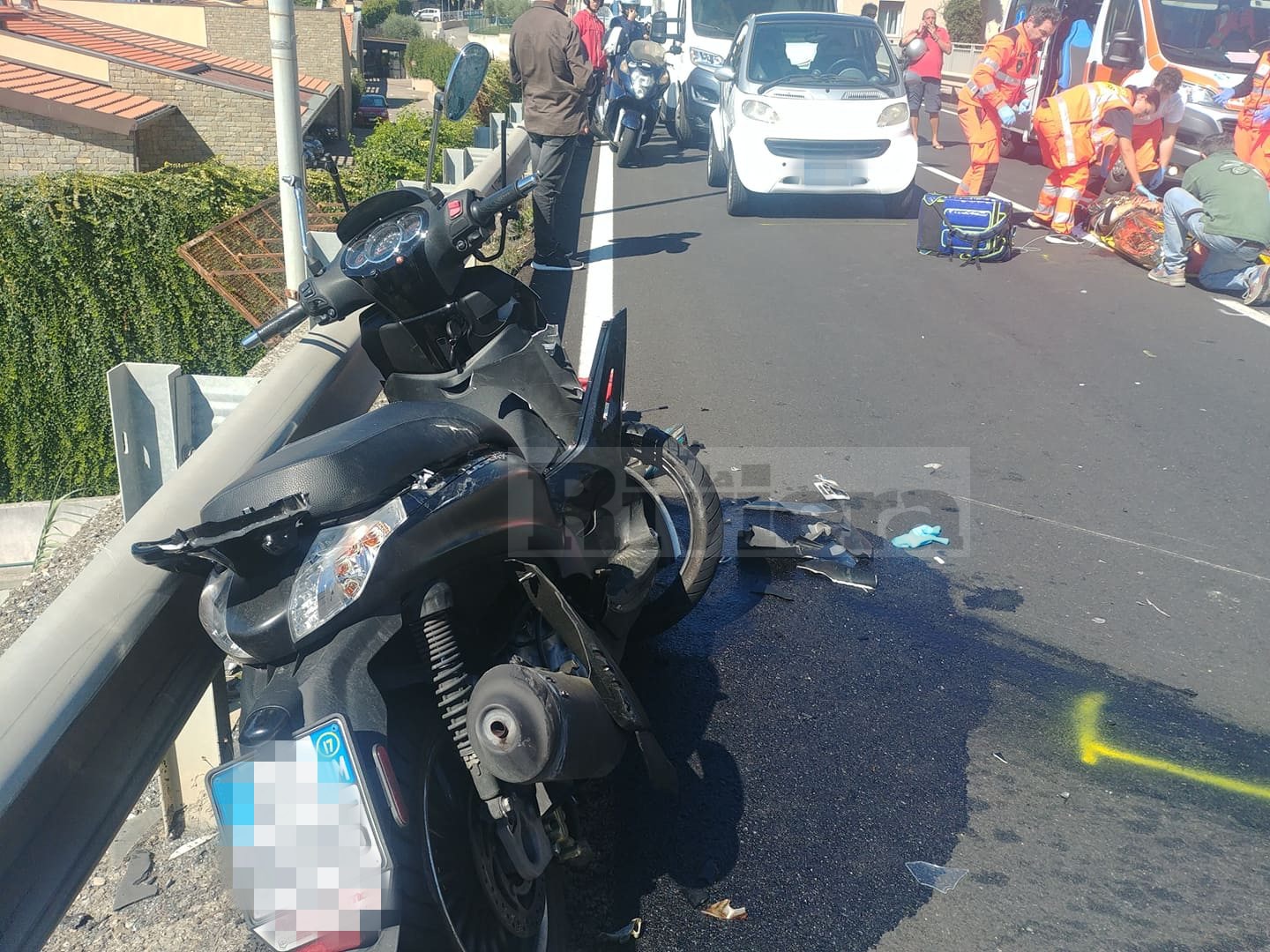 Incidente auto scooter San Stefano al mare_03