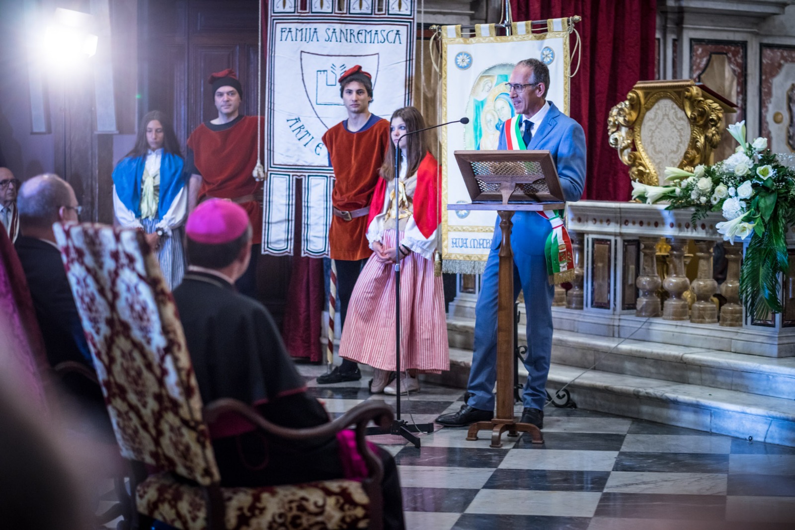 Principe Alberto II Monaco visita Madonna della Costa Sanremo 28 settembre 2019_05