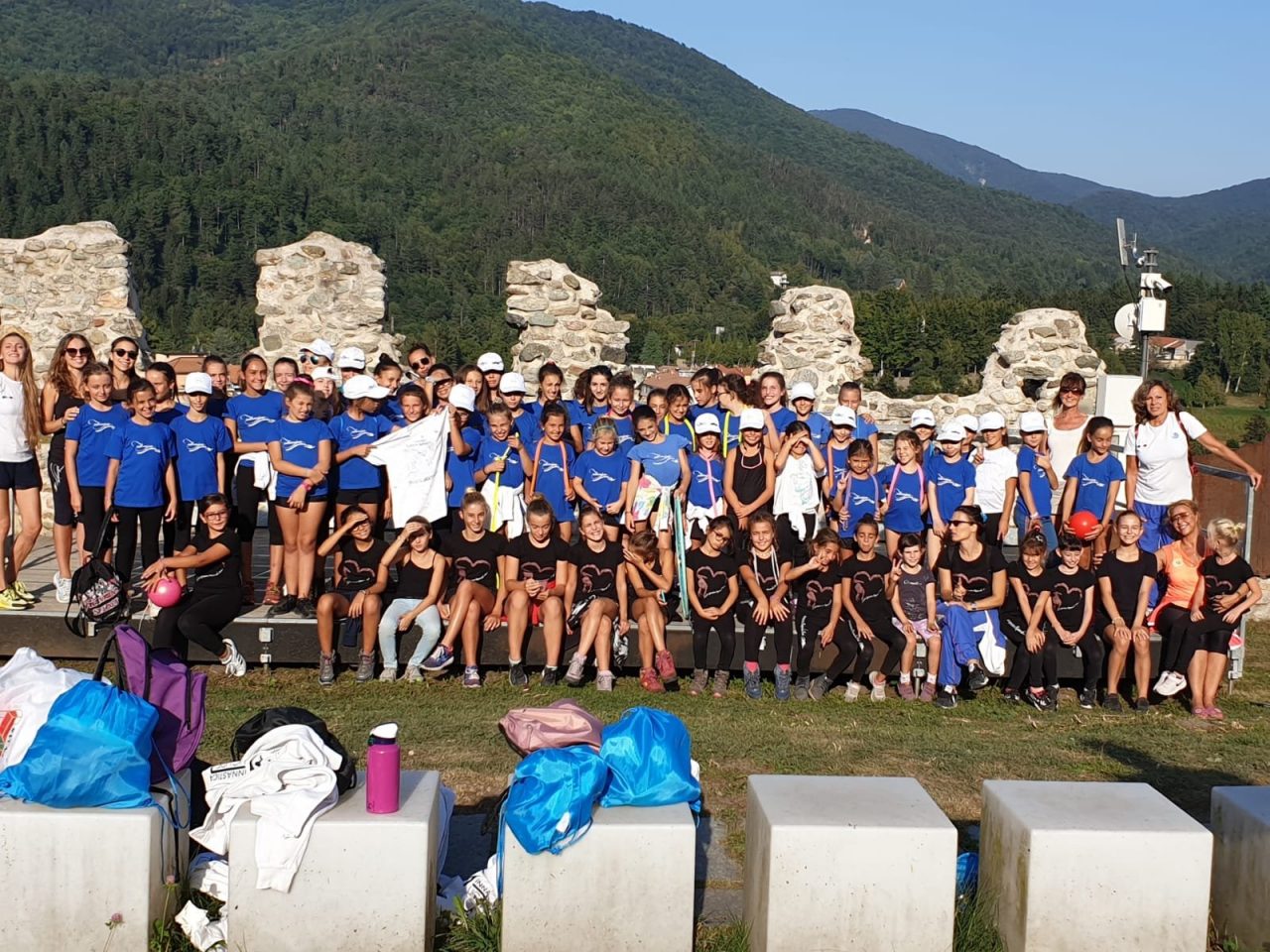 Ginnaste sanremesi al Collegiale di ritmica di Calizzano
