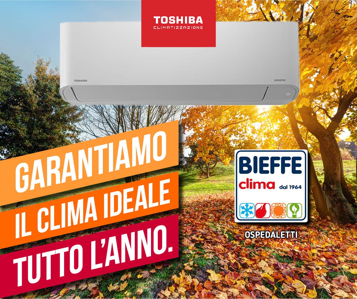 Usare il climatizzatore tutto l’anno? Sì, con Bieffe Clima