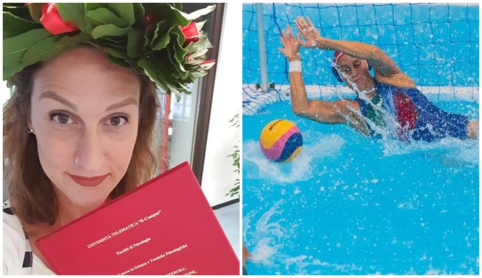 Giulia Gorlero festeggia la Laurea – La tesi su Setterosa e olimpiadi