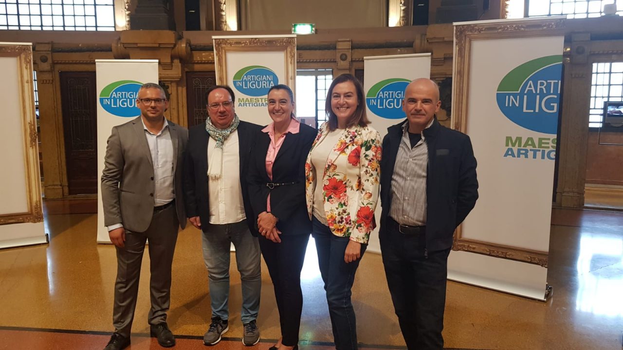 Maestri Artigiani di Sanremo e Ventimiglia premiati al Palazzo della Borsa di Genova