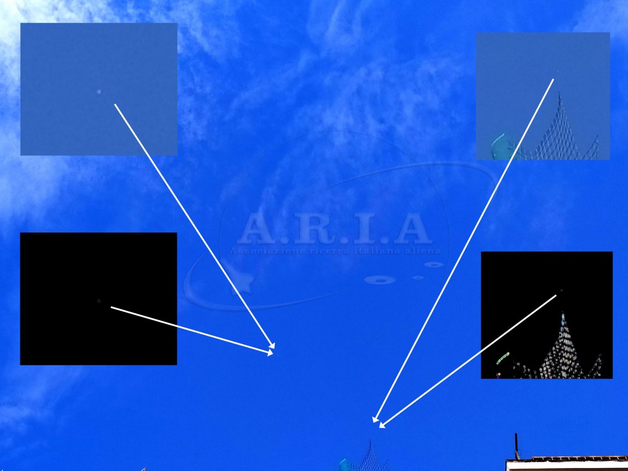 Radiofonico avvista oggetto non identificato a Diano Marina. La foto