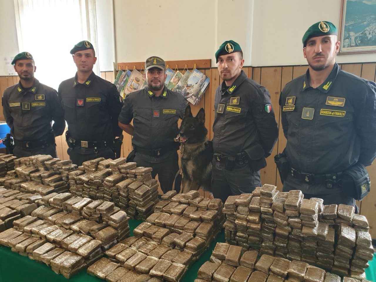 Sequestrati dalla Guardia di Finanza a Ventimiglia 144 kg di droga