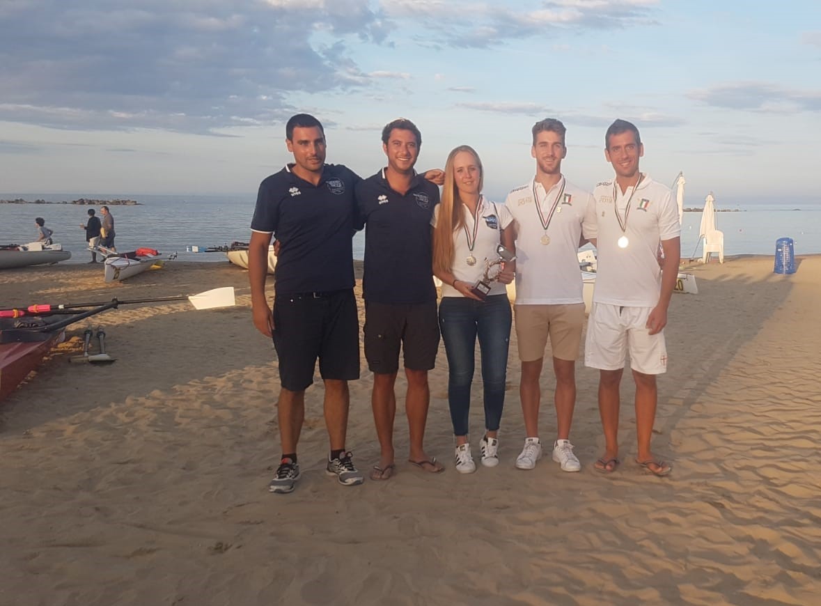 Federico Garibaldi porta la Canottieri Santo Stefano al Mare al vertice in Italia