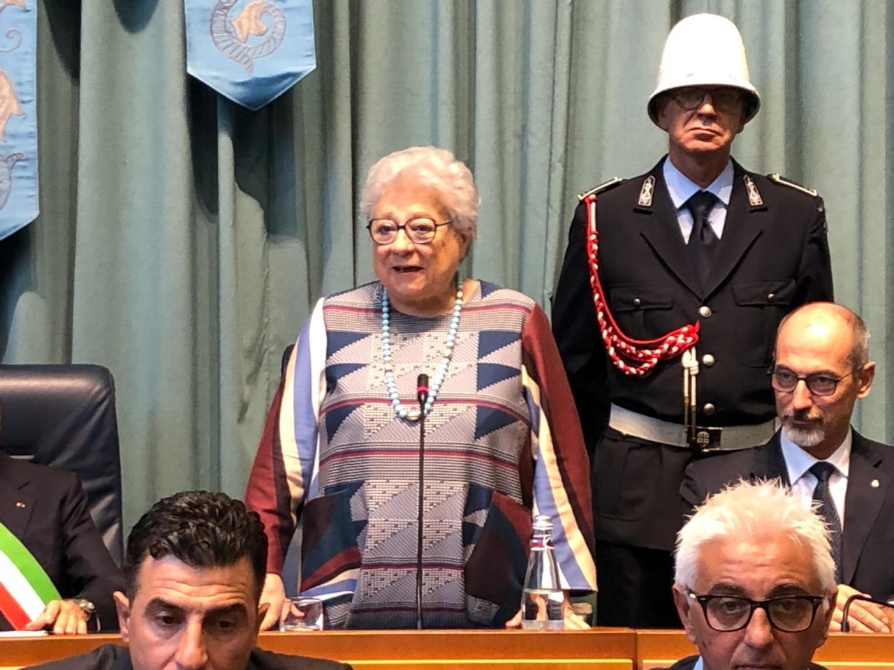 Sala consiliare di Imperia gremita per Livia Pomodoro