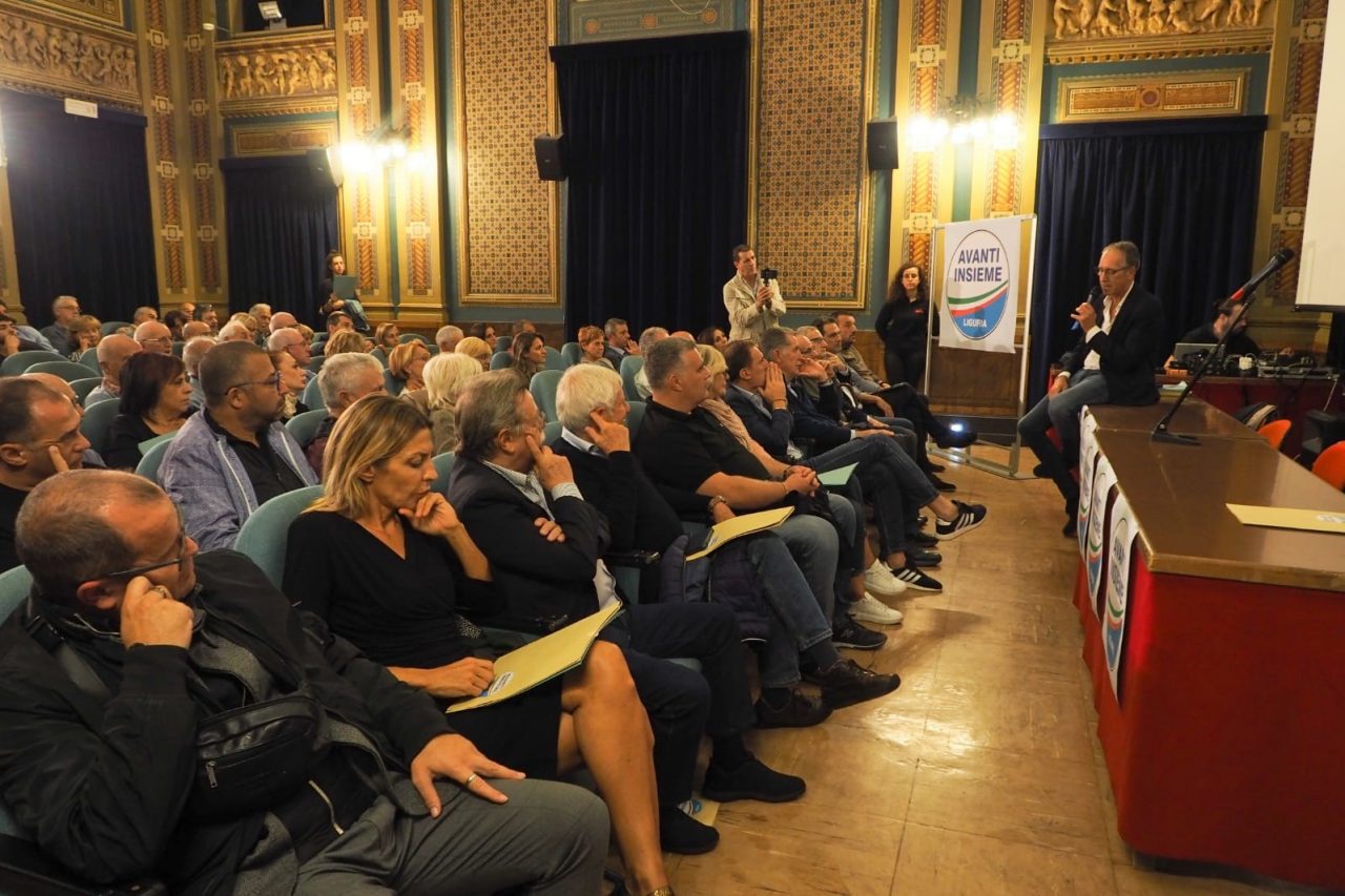 Sanremo, grande partecipazione per il movimento civico “Avanti insieme Liguria”