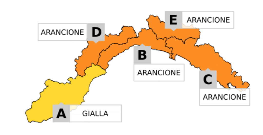 Temporali in arrivo, da stasera scatta l’allerta gialla sul Ponente ligure