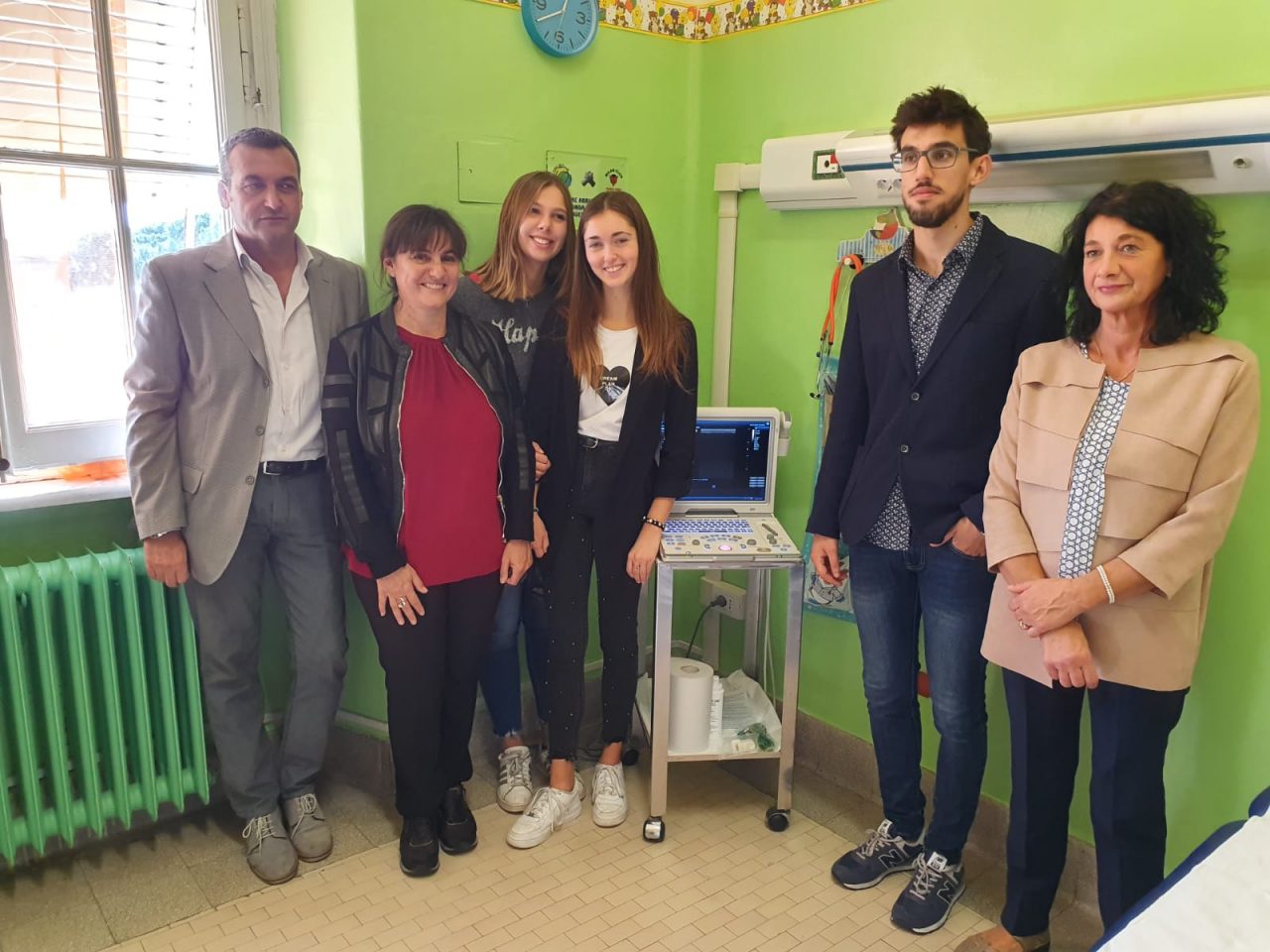 L’associazione Matteo Bolla dona una sonda al reparto di Pediatria