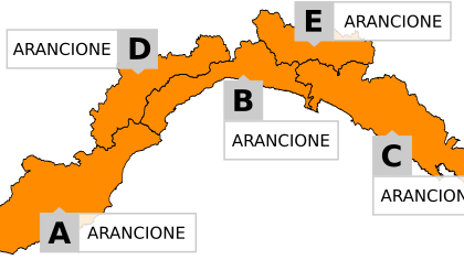 Torna l'allerta arancione in provincia di Imperia