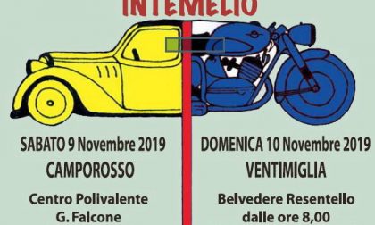 Auto e moto d'epoca a Camporosso e Ventimiglia per il il premio Martino Finotto