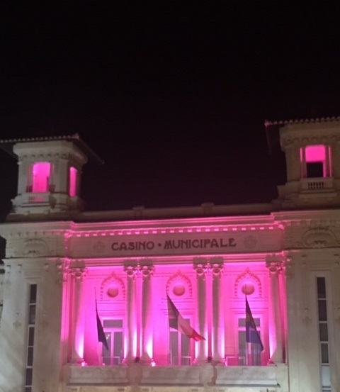 Casinò in rosa per il mese della prevenzione dei tumori