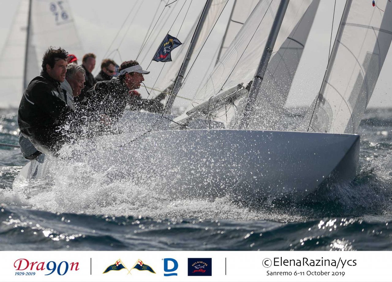 La vela mondiale a Sanremo per festeggiare il 90° anniversario dei Dragoni
