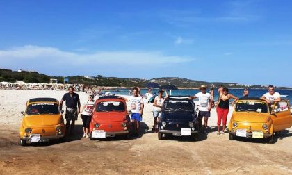Il Club Fiat 500 del Golfo Dianese ospite al raduno in Costa Smeralda