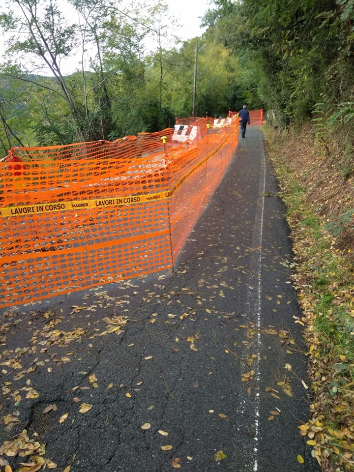 Domani riapre la strada per San Romolo