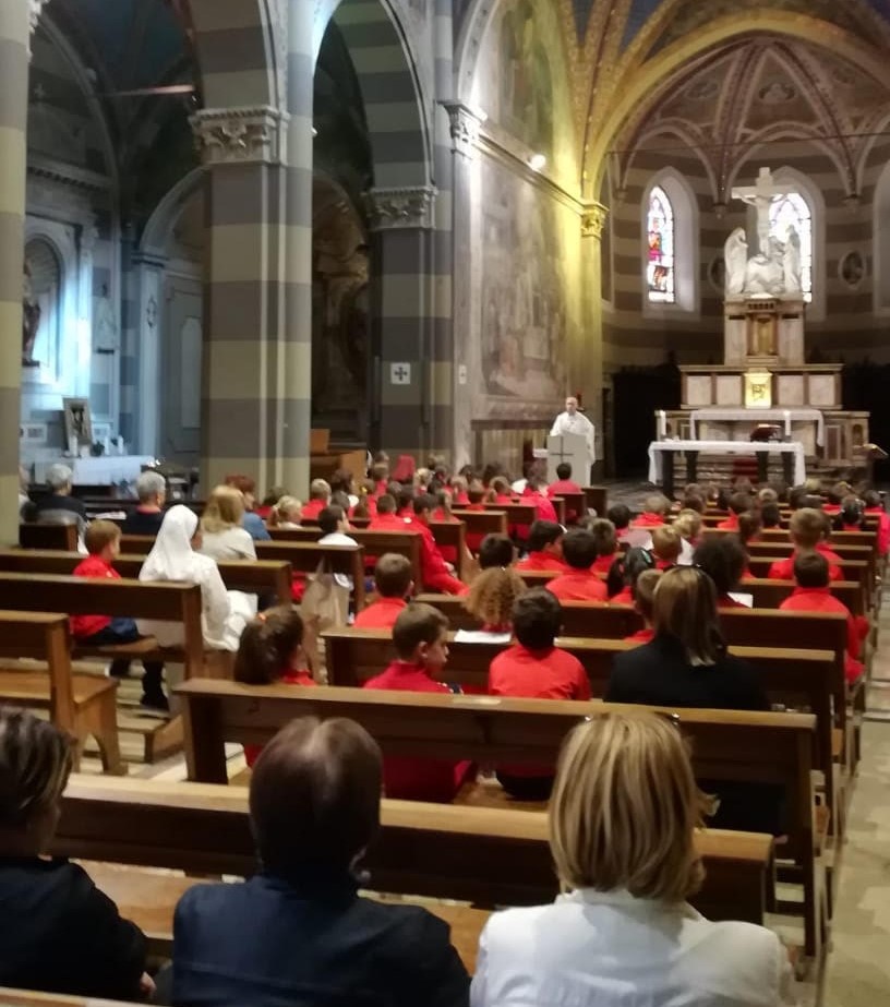 Ventimiglia: una messa a Sant’Agostino per i bambini della scuola Santa Marta