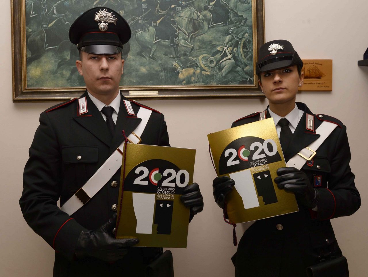 Presentato oggi il Calendario Storico e l’Agenda dell’arma dei Carabinieri 2020