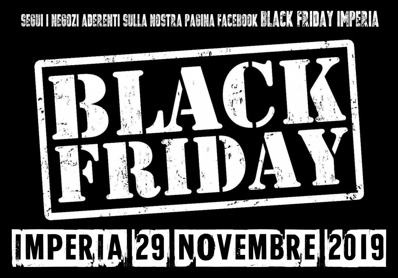 La lista dei negozi aderenti al Black friday imperiese