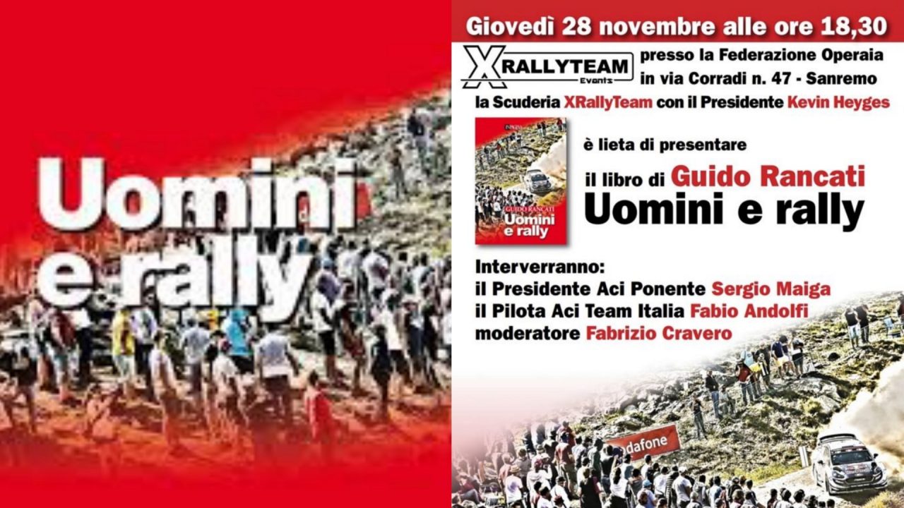 “Uomini e Rally” il nuovo libro presentato da XRT a Sanremo