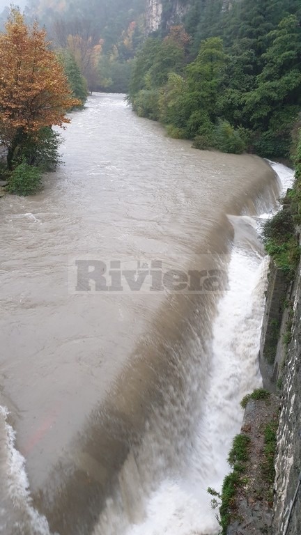 Diga Breil tracima fiume Roya maltempo 2019