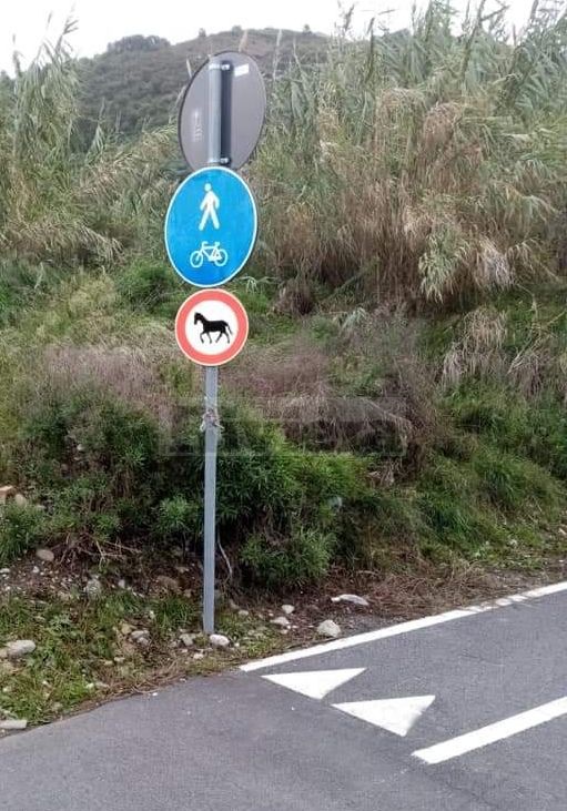 Camporosso: pista ciclabile vietata ai cavalli