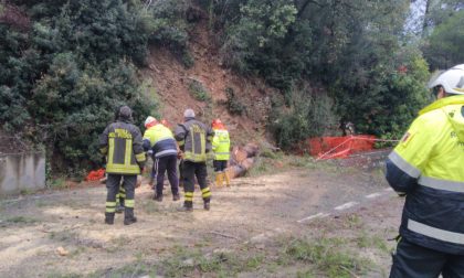 Frana a San Bartolomeo tra San Simone e Chiappa