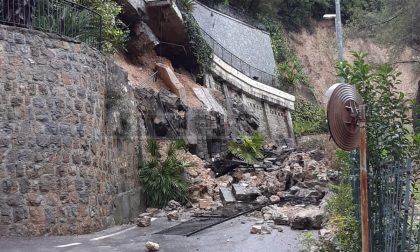 Frana a Conca Verde: sfollate 6 famiglie a Bordighera