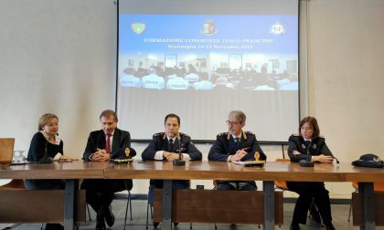 Polizia di frontiera: agenti italiani e francesi a primo corso di formazione giunta