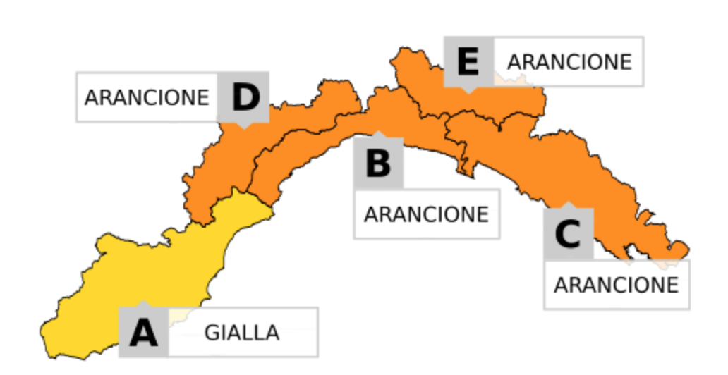Non c’è tregua per la Liguria, domani torna l’allerta gialla nel Ponente