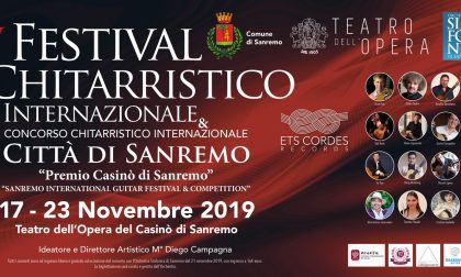 Parte domenica il V° International Guitar Festival a Sanremo